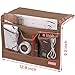 HAKACC Bedside Organizer, Bedside Storage Caddy Organizer with Hanging Pocket, Remote Holder for Bed Accessories, Brown