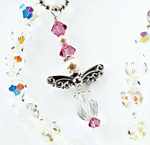 Birthstone Guardian Angel Charm