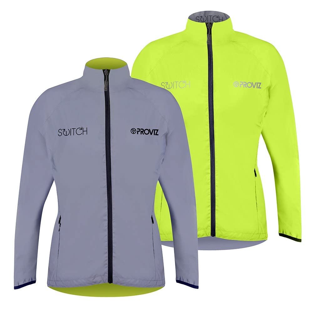 Proviz Women's Switch Waterproof Cycling Jacket Hi Visibility Reflective Cycling Coat
