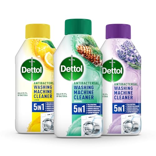 Dettol Washing Machine Cleaner 250ml - Triple Pack...