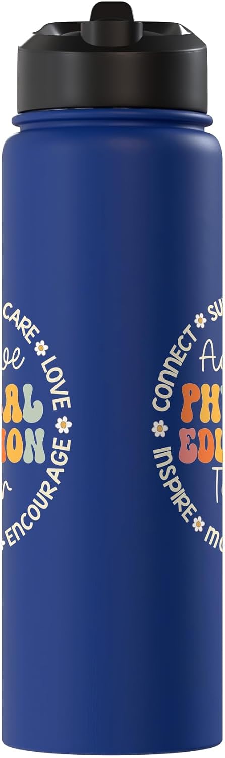 Adaptive Physical Education Teacher Week Back to School Stainless Steel Insulated Water Bottle