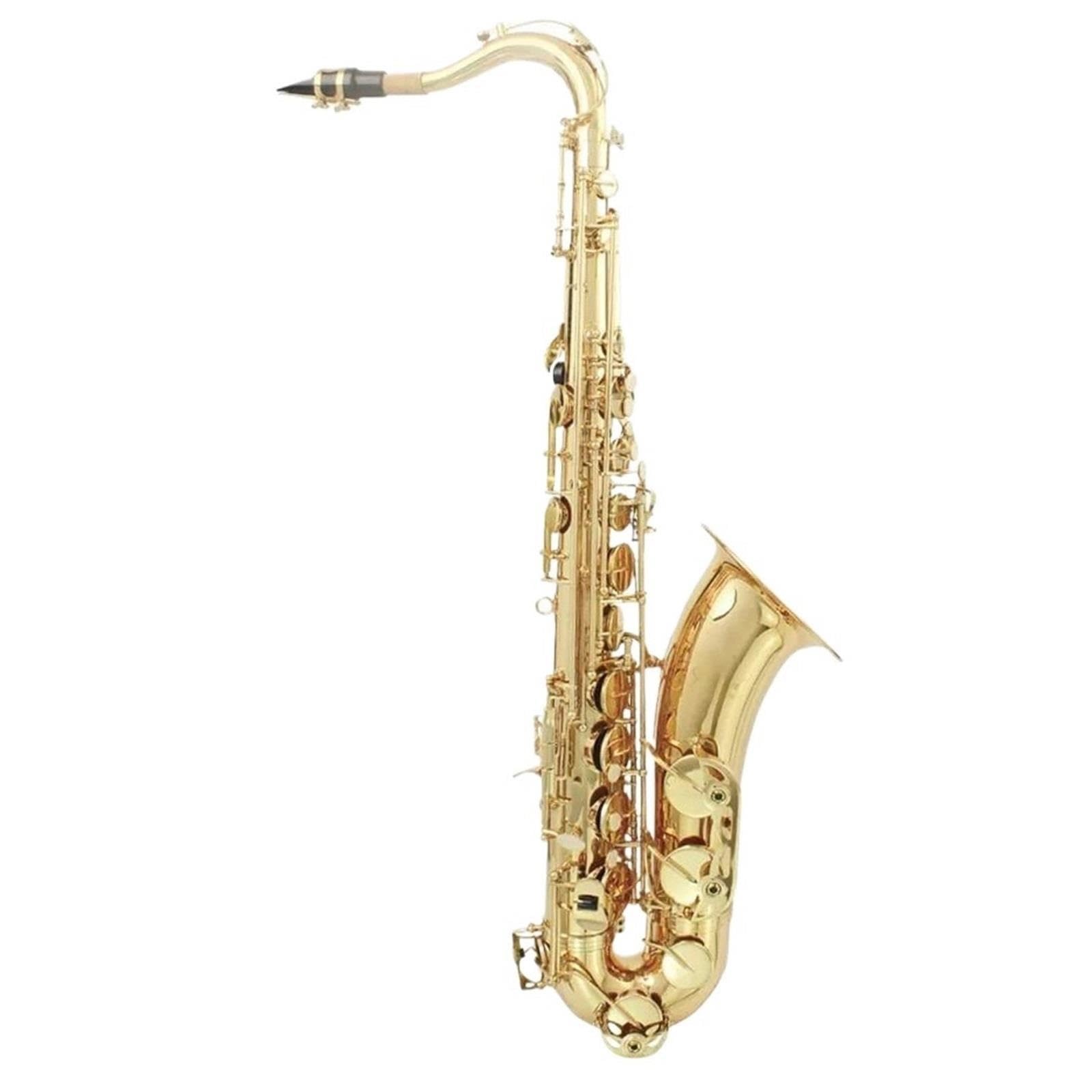 Saksofon Instrumenty Dęte Drewniane Złoty Saksofon Tenorowy Bb Flat