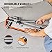VEVOR Manual Tile Cutter, 17 inch Porcelain Ceramic Tile Cutter with Tungsten Carbide Cutting Wheel, Removable Scale, Anti-Skid Feet, Double Rails for professional installers or beginners
