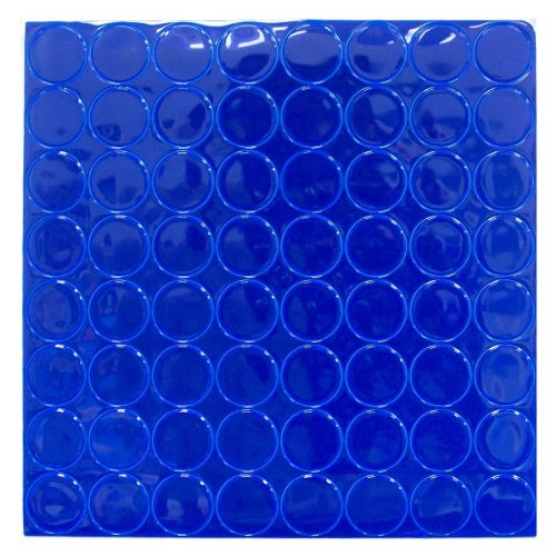 Reflective Hot Dot, 1 Inch Diameter, 64ct Per Sheet (Blue)