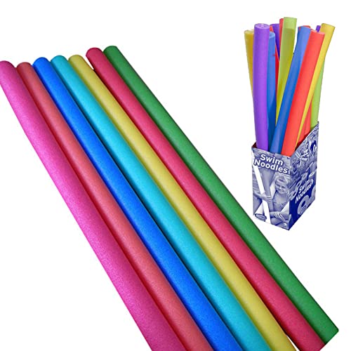 Pool Noodles - 59 Inches Solid Deluxe Foam Pool Swim Noodles | Swimming Pool Foam Stick,Foam Pool Swim Noodle,Bright Foam Noodles for Swimming,Floating and Craft Projects | Swimming Pool Accessories - Thumbnail 4