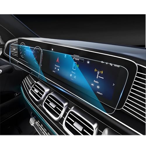 CDEFG 2Pcs Tempered Glass for 2019-2025 Mercedes-Benz GLE GLS 350