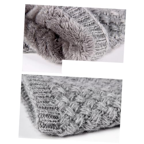 KESYOO Unisex Thick Knit Neck Warmer Circle Scarf Cozy Chunky Loop Scarf for Men and Women Deep Ideal for Cold Weather Fashion and Comfort2