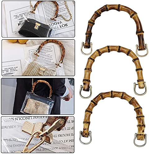 Manici per Borsa Bamboo, 2 Pezzi Manico per Borse