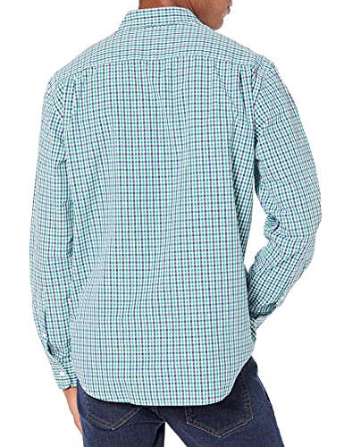 Image of Amazon Essentials Men's Regular-Fit Long-Sleeve Casual Poplin Shirt, Button Front, Business Casual, Collared