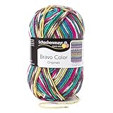 Schachenmayr Bravo Color, 50G jeans jacquard Handstrickgarne