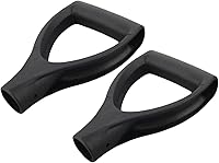 Vista 14 de MroMax Mango de agarre en D, 2 unidades, 1-1/4 pulgadas de diámetro interior de 1.260 in, pala de nieve de PVC, mango de repuesto, accesorios