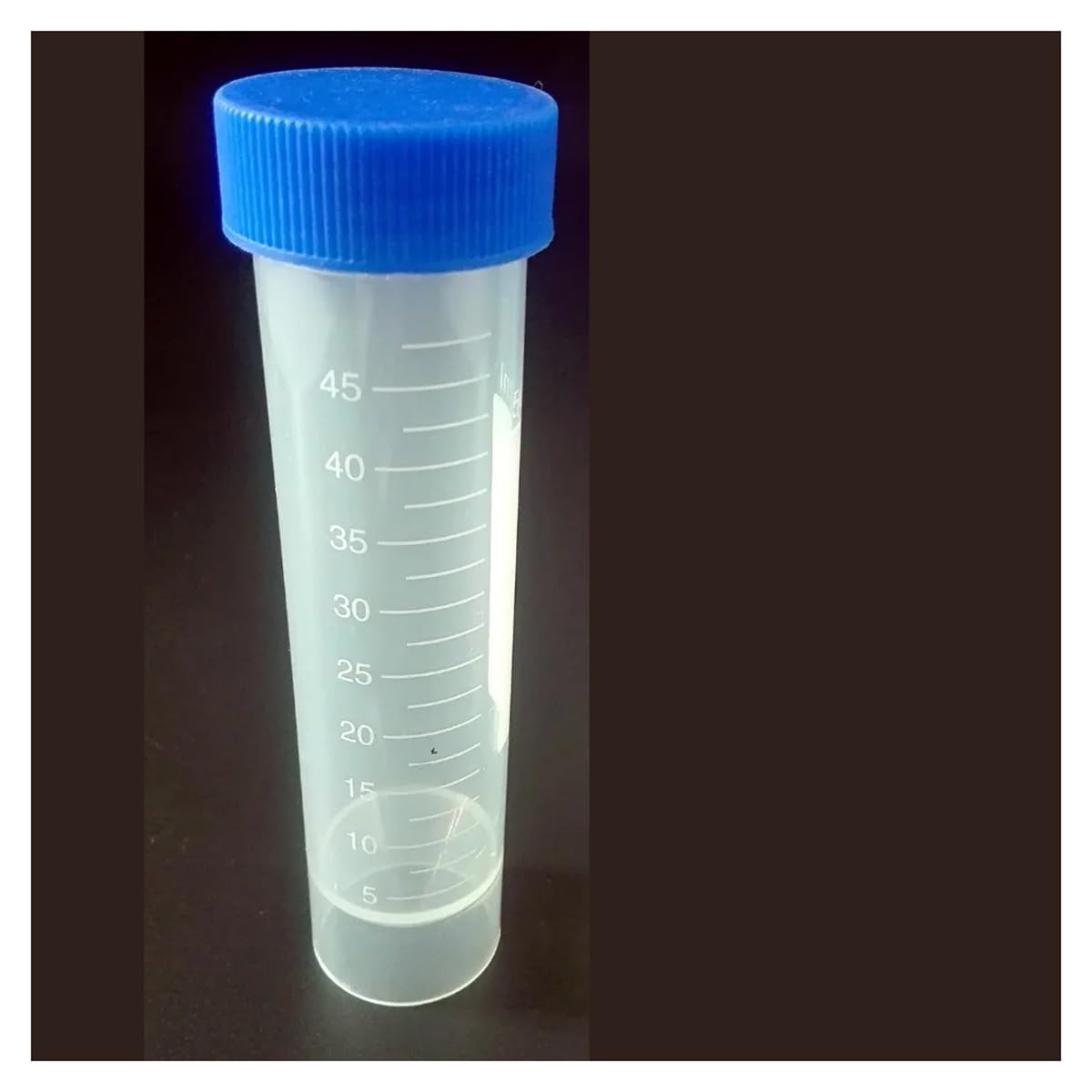 Sprzęt do przyrządów laboratoryjnych 50 sztuk/opakowanie 50 ml plastikowy materiał laboratoryjna wirówka z niebieską zakrętką