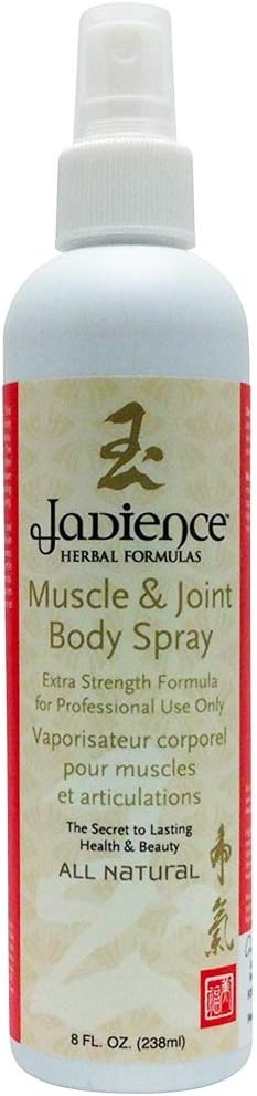 JADIENCE Muscle & Joint Body Spray: 8oz | Natural Discomfort Reliever | Increases Strength & Endurance | Soothes Sore Muscles & Joints | Fast Acting | Pre & Post Workout | Aids in Injury Prevention