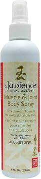 JADIENCE Muscle & Joint Body Spray 8oz | Natural Discomfort Reliever | Increases Strength & Endurance | Soothes Sore Muscles & Joints | Fast Acting | Pre & Post Workout | Aids in Injury Prevention