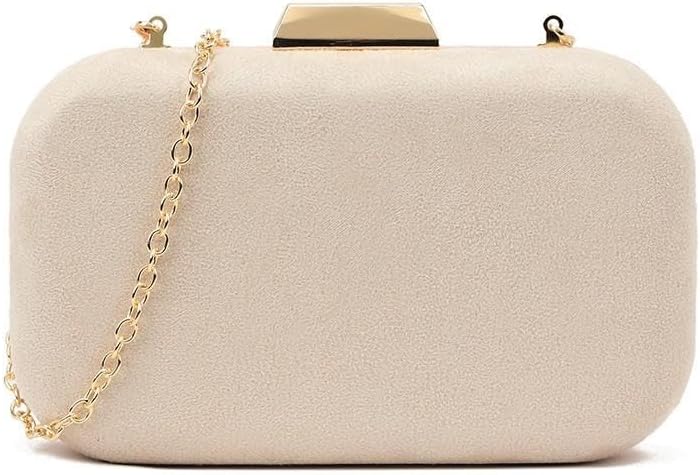 Girly HandBags Womens Faux Suede Two Tone Clutch Bag
