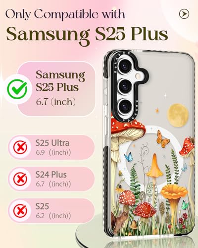 Coque Samsung S25 Plus MagSafe avec support bague de protection