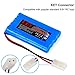 BAKTH 9.6V 2000mAh Rechargeable NiMH RC Battery with Tamiya Connector for RC Car RC Truck RC Airplane RC Boat Traxxas LOSI Associated HPI Kyosho Tamiya Quadcopter Drone Hobby