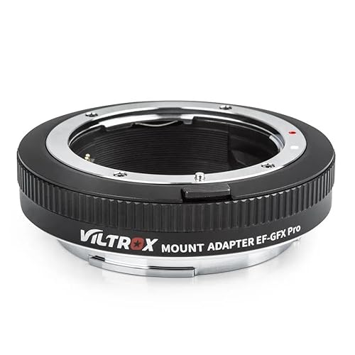 VILTROX EF-GFX PRO Auto Focus Mount Lens Adapter,Lens Converter Ring for Canon EF/EF-S Series Lens to Fujifilm Medium Format Camera G-Mount GFX 50SII GFX100 GFX100S GFX 50S 50R