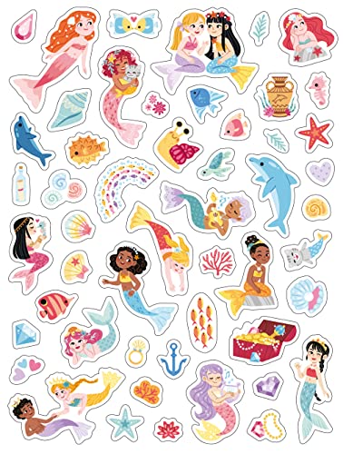 250 autocollants - jolies sirènes – vue 4