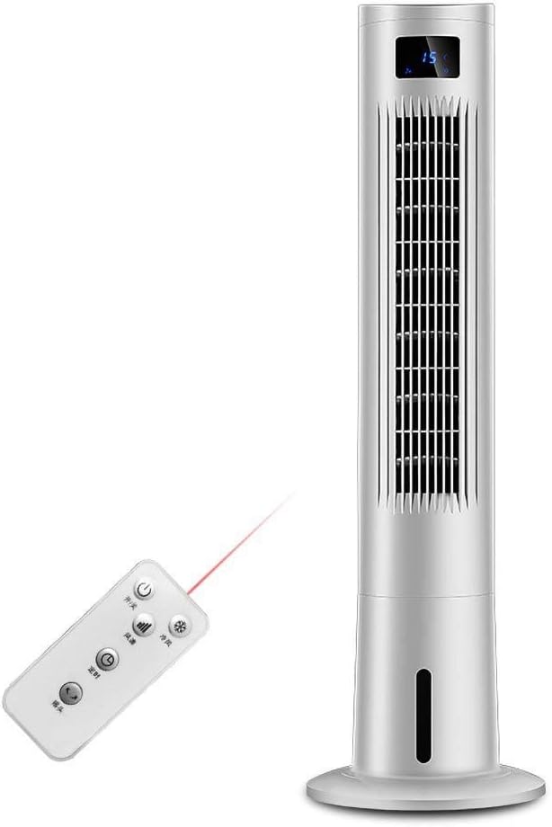 Air Cooler for Home Office 4 in 1 Quiet Oscillating Tower Fan with Evaporative Cooler Humidifier 3 Speed Setting Remote Control 12 Hour Timer White (Color : Size :)