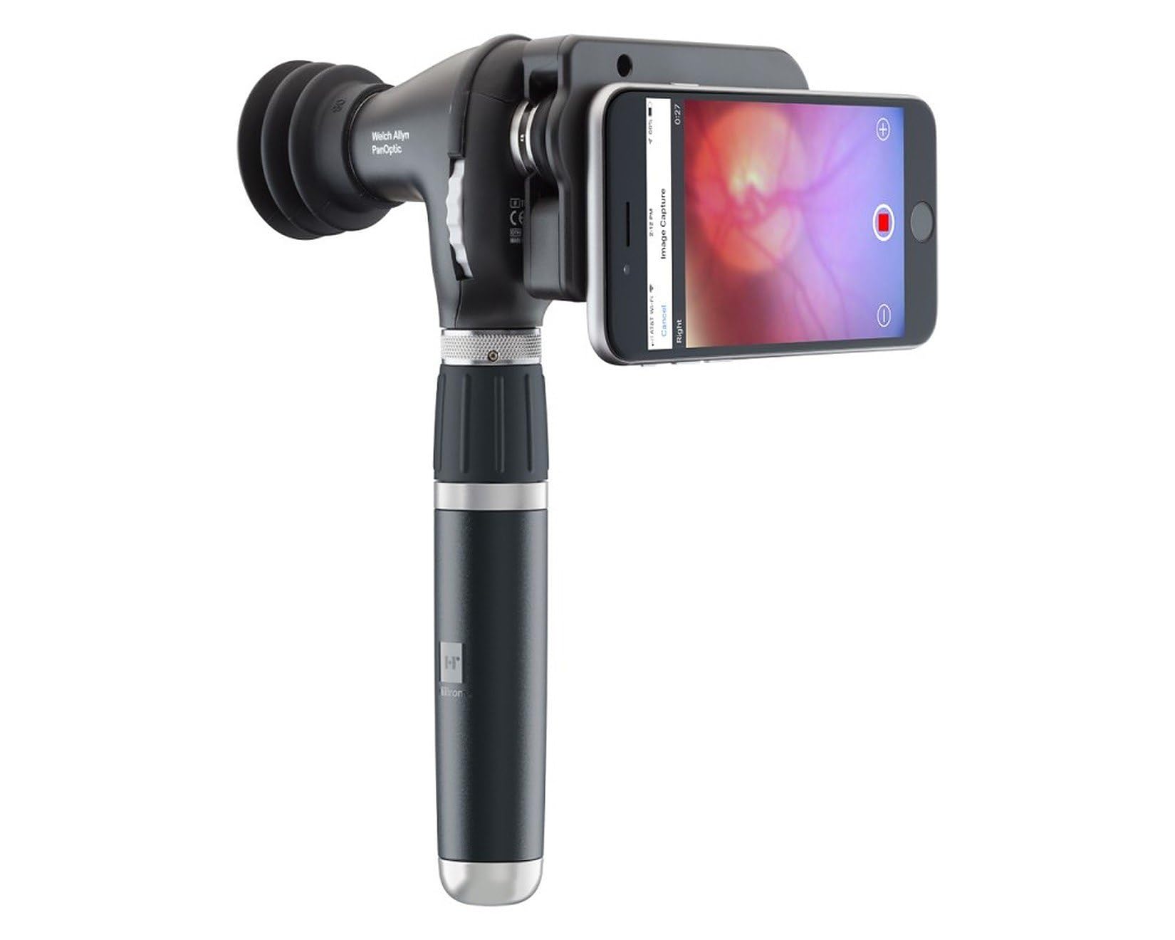 Welch Alyn 3.5V Pan-Optic ophthalmoscope with lithium Rechargeable Handle & Iexaminer SmartBracket - Image 6 thumbnail