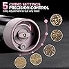Salt and Pepper Grinder Set Birthday Gifts for Mom Automatic Battery Upgraded Larger Capacity Pink Salt Pepper Set New Apartment Gifts for Housewarming Cooking Gift #1