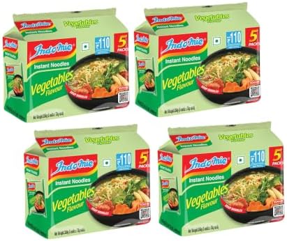 Indomie Instant Noodles Vegetables Flavour, Pack of 20 (70 grams each) Instant Noodles Vegetables (20 x 70 g)
