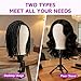 Wig Stand - Wig Stand with Head Canvas Wig Head with Mannequin Head for Wigs, Wig Head Stand Manikin Head Wig Head for Wigs Making Display with Wig caps, T Pins Set, Bristle Brush