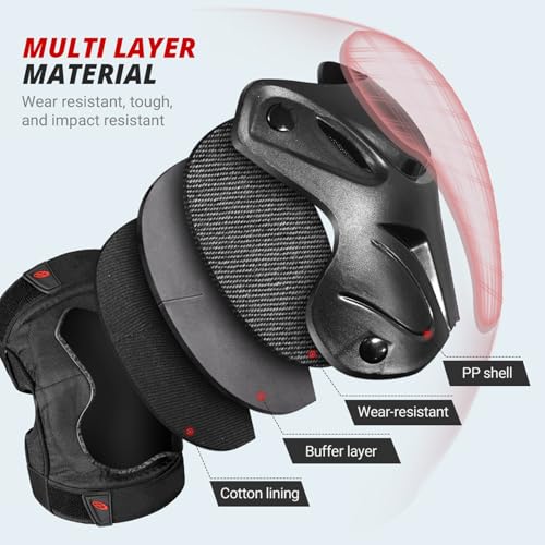 Almohadillas para codos de motocicleta y rodilleras para motocross 6