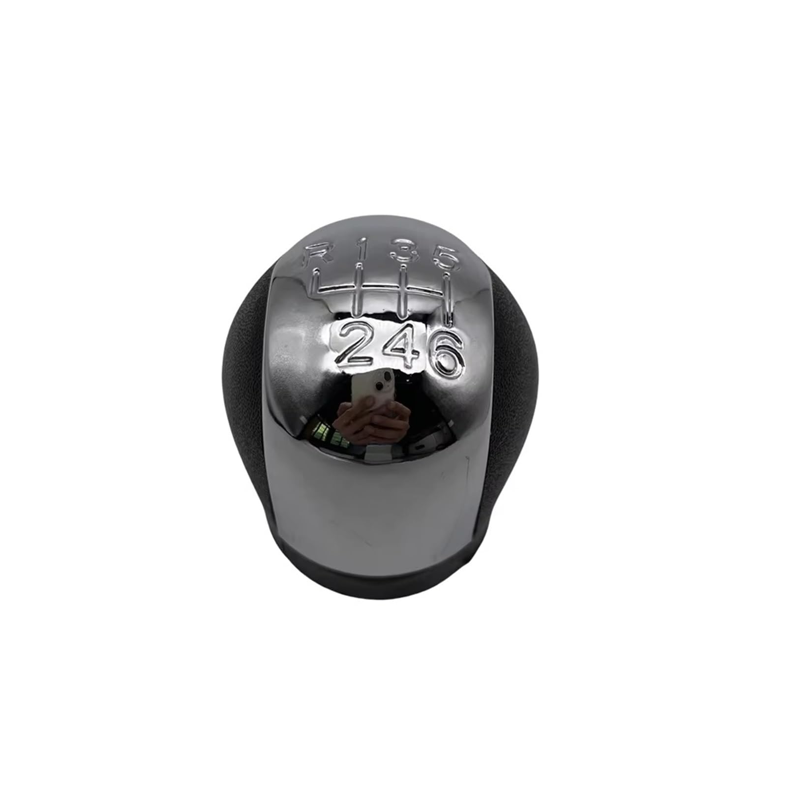 YLMKMVLCZC 5/6 Speed Gear Shift Knob for Signum Vectra Corsa B C Astra F G Zafira Lever Pen Shifter Handball Chrome Gear Shift Knob Lever