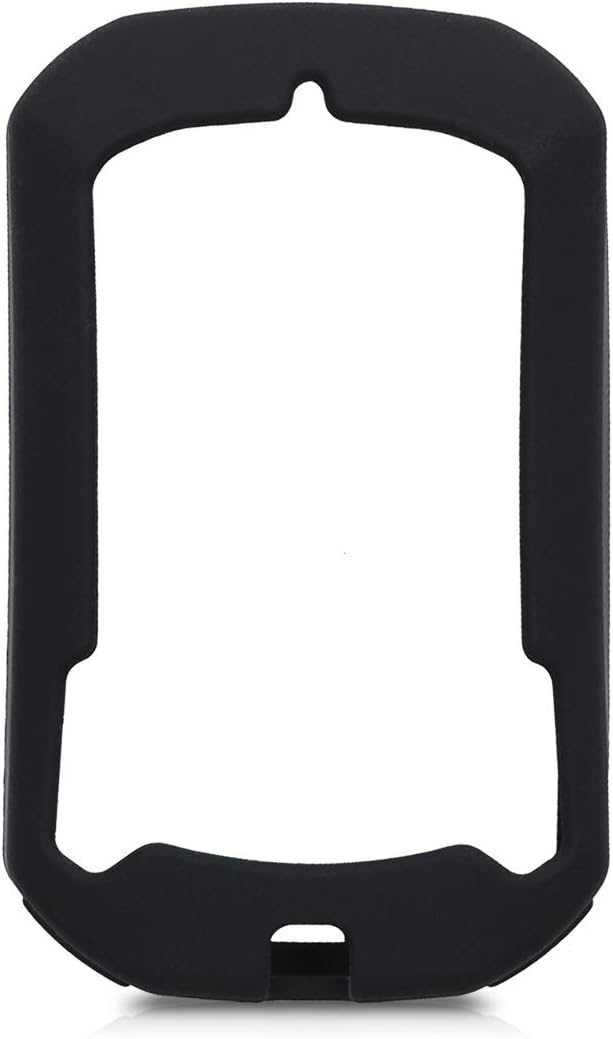 kwmobile Case Compatible with Bryton Rider 420/320 - Case Soft Silicone Bike GPS Protective Cover - Black