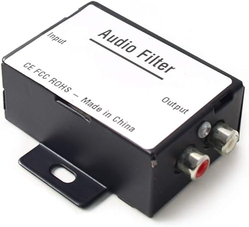 Aislador de ruido de audio para coche, filtro de radio, eliminador de ruido para auto, camión, barco, altavoces, amplificador, ecualizador, señal RCA
