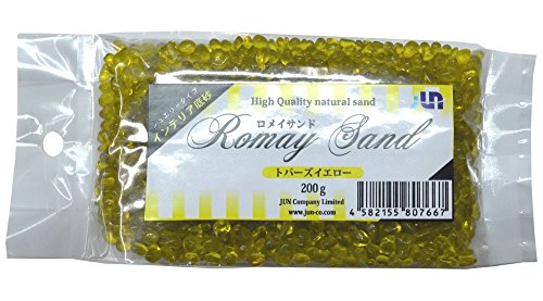 ジュン (JUN) ロメイサンド トパーズイエロー 200g