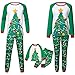riou Mamá Papá Niños Pijamas de Navidad Familia Camiseta con Estampado de...