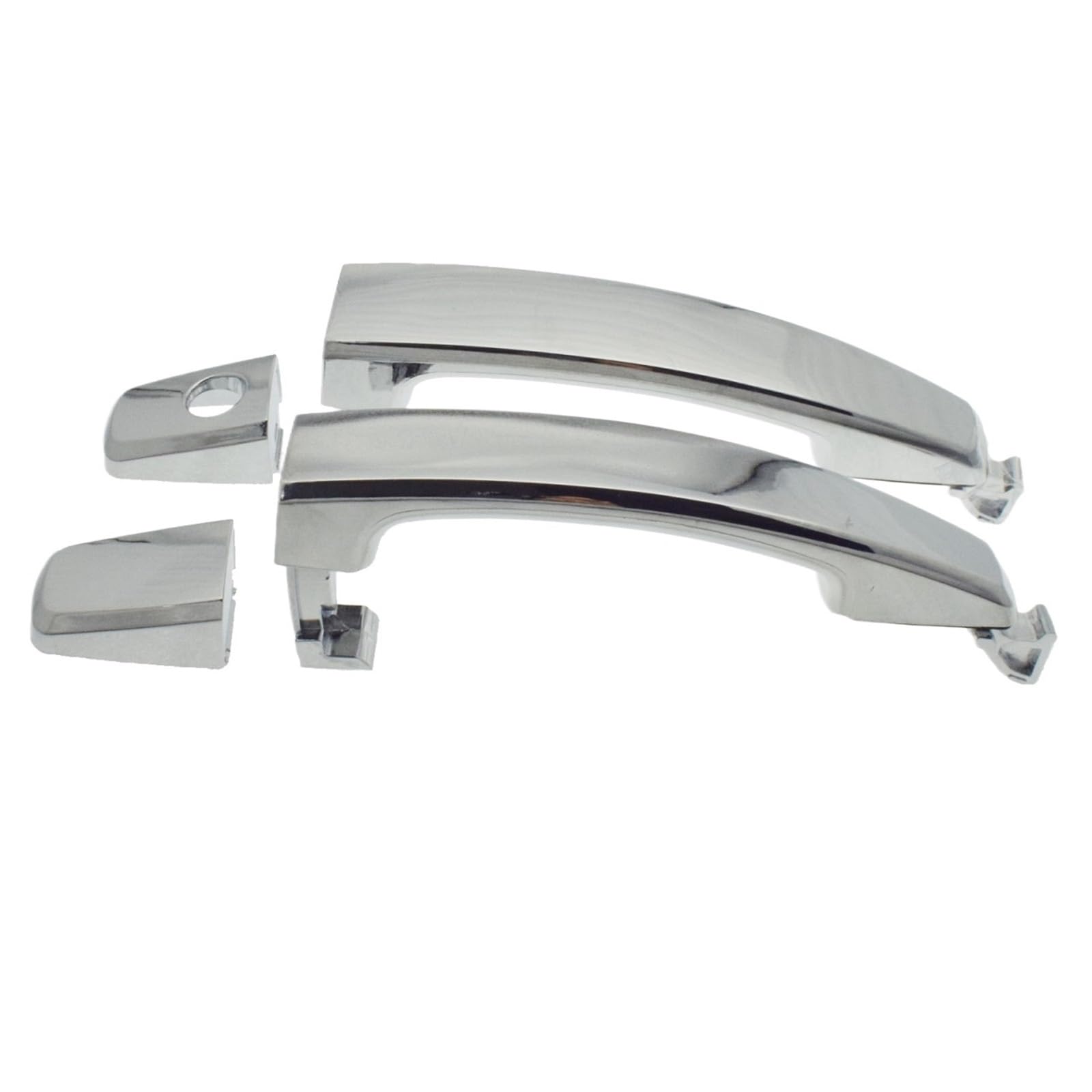 Vdifsvb Front Pair 1 Keyhole For Chevy For Aveo For Captiva Outside Exterior Door Handles W/Keyhole F96468266,96468306,96468280,96468254 Side Exterior Door Handle(Front Pair 1 Keyhole)