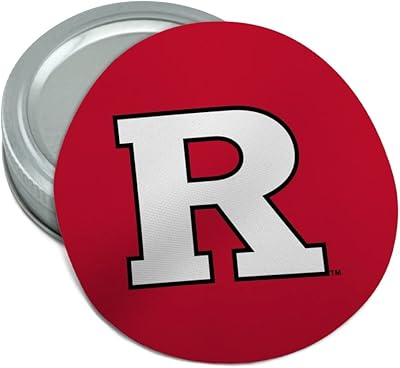 Rutgers Scarlet Knights Logo Round Rubber Non-Slip Jar Gripper Lid Opener