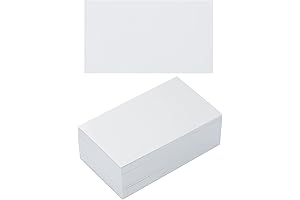 100 Pack Business Cardstock (2" x 3.5") -Cardstock for Business, Invitations & More