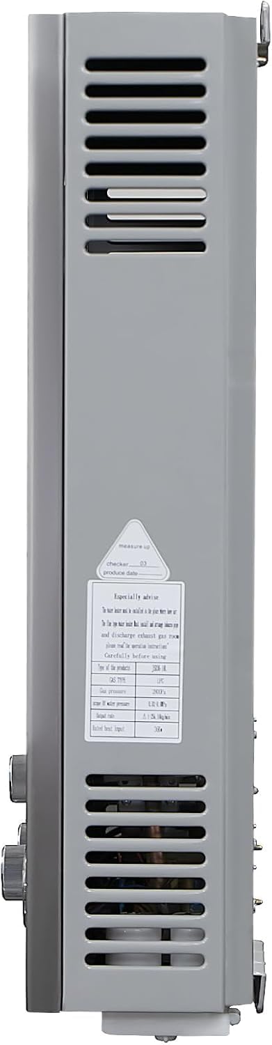 18L 36KW Gas Durchlauferhitzer LPG Warmwasserbereiter Durchlauferhitzer Warmwasserspeicher Heißwasserbereiter Boiler Tankless Instant Boiler für Zuhause, Wohnmobile, Kabinen, Scheunen (18L 36KW)