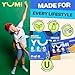 YUMI Organic Breakfast Superbar, Gluten-Free, No Added Sugar, 7+ Vegetables, Soft-Baked Crust, Healthy Snack Bars for Kids, School Safe, Healthy Alternative to Granola Bars or Cereal Bars, Blueberry (30ct)