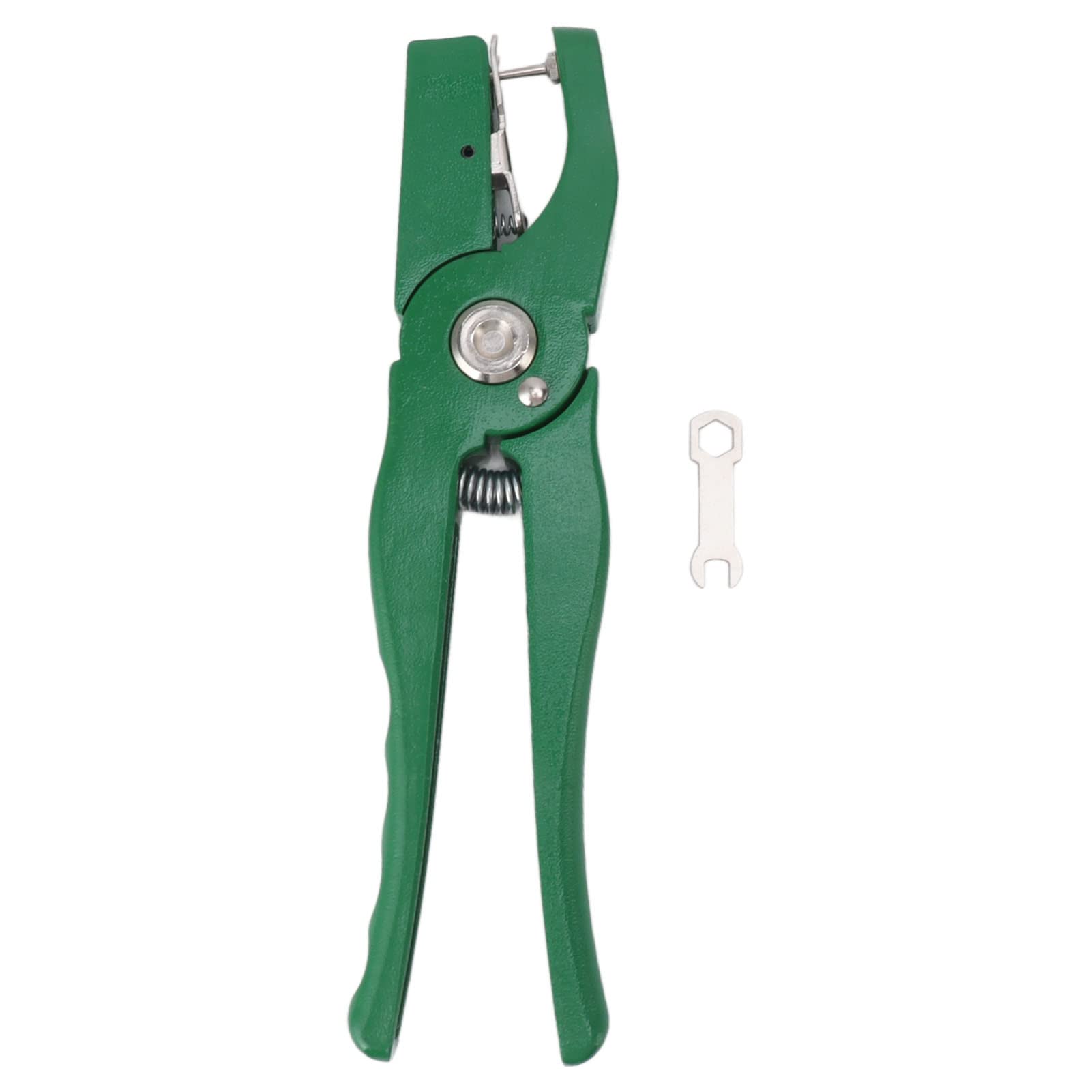 GLOGLOW Pinze per Marchi Auricolari per Bestiame, Applicatore per Marchi Auricolari in Metallo Pinza per Punzonatrice Tagger Universale Strumento per L'Installazione di Marchi Orecchie