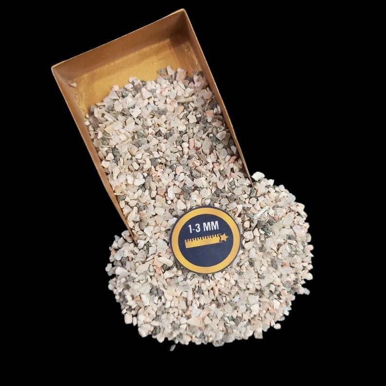 Earthmines Pink Apophyllite Crushed Sand 1-3mm Size – Perfect for Calming Jewelry, Decorative Crafts, Art Projects – 8 Ounce Pack (230g + 20g Free)