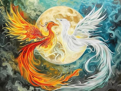 Kit broderie diamond complet oiseaux 80x110cm, le cadeau idéal pour amateur d'artisanat cristal