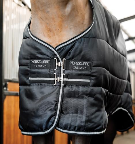 Manta de establo Horseware Easy-Layer Stable Plus 400g 78 negro para caballos 2