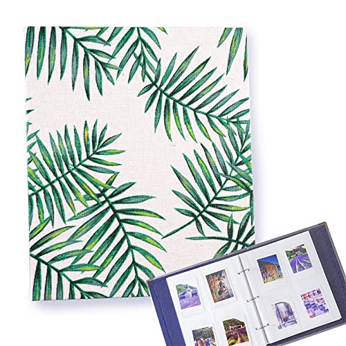 Amimy Självhäftande fotoalbum, DIY Scrapbook Album för Fujifilm Instax Mini 7s 8 8+ 9 11 25 25 26 50s 70 90 Film, Polaroid, Kodak Instant Print Camera (Träd)
