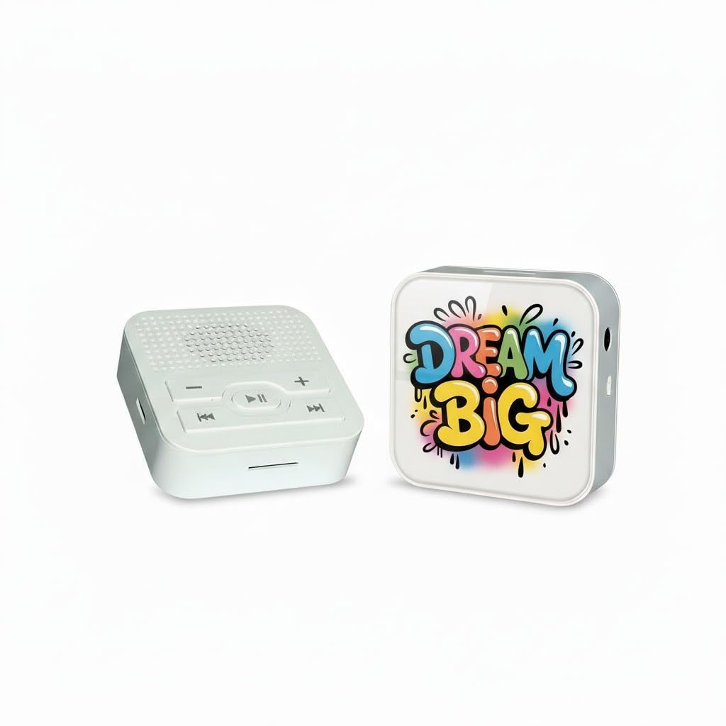 MP3 Player: Portable, Screen-Free, with Wired Headphones & Speaker Play. with 4GB Memory Card (Stores 500+ Songs), HD Resin Panel, Ideal Student Gift. (Dream Big)-image-35