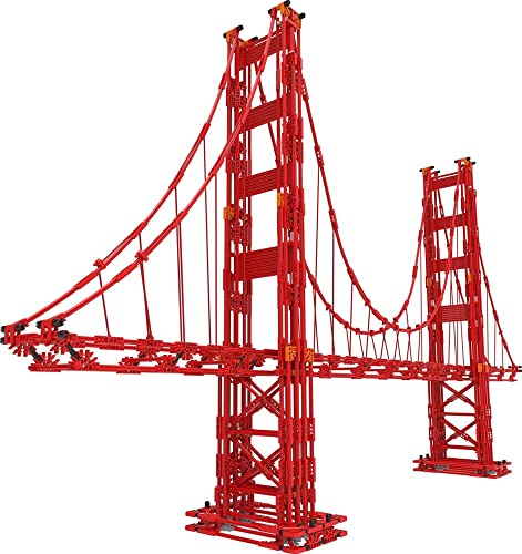 K'NEX Architecture: Golden Gate Bridge - Build IT Big - Collectible Building Set for Adults & Kids 9+ - New - 1,536 Pieces - Over 3 Feet Long - (Amazon Exclusive)