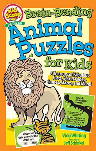 Brain-Bending Animal Puzzles for Kids: A Treasury of Fabulous Facts, Secret Codes, Games, Mazes, and More! (Happy Fox Books) For Kids Age 5-10 - ... Search, Brain Teasers, and More (Kid Scoop)