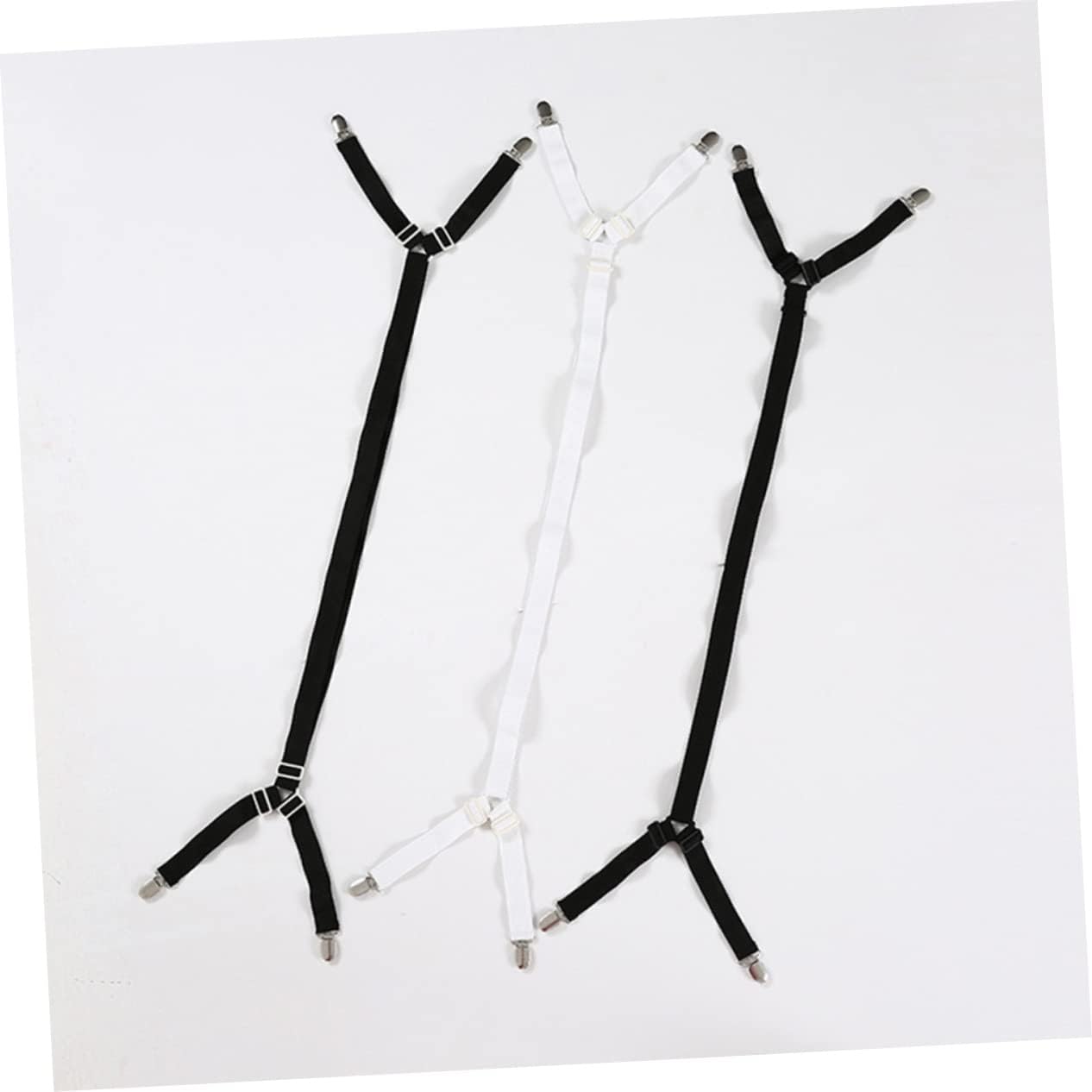 4pcs Clip Bed Holder Metal Clips for Bedding Gripper Straps for Upholstery Bed Straps