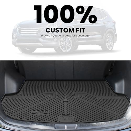 Image of LASFIT Cargo Mat for Hyundai Santa Fe Sport 2018 2017 2016 2015 2014 2013
