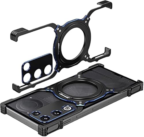 �yFotee�z For Red Magic 11 Air ��p �A���~�o���p�[�P�[�X �����O�X�^���h�t�� ���C�����X�[�d�Ή� �Ռ��z�� ���ϋv���J�o�[ (�u���[�u���b�N)